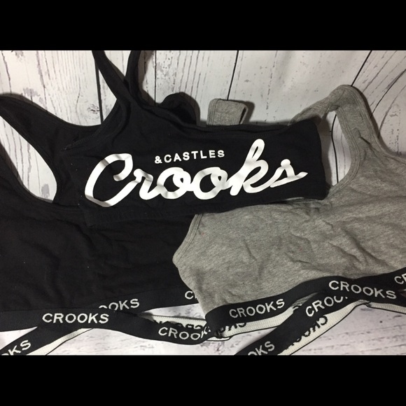 Crooks & Castles Sport Bras/Crop Tops - Picture 2 of 2